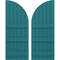 Ekena Millwork Americraft 6-Board (3 Batten) Wood Joined Board-n-Batten Shutters w/ Arch Top, ARW401BQ621X77ANH, PR ARW401BQ621X77ANH - alternate 1